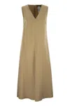 Weekend Max Mara Egoista - Viscose And Linen Canvas Flared Dress