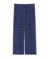 Weekend Max Mara Elastic Waist Casual Pants In Blue