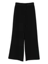 Weekend Max Mara Elastic Waist Casual Pants In Black
