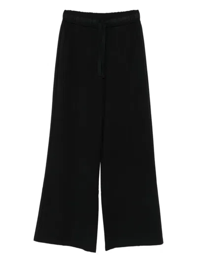 Weekend Max Mara Elastic-waist Trousers In Black