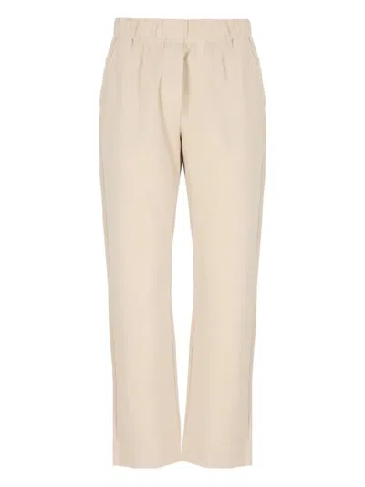 Weekend Max Mara Hose Mit Elastischem Bund In Neutral