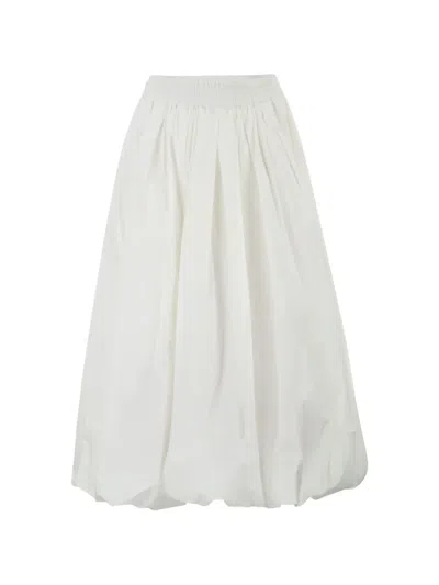 Weekend Max Mara Elasticated-waist Flared Skirt In Multi