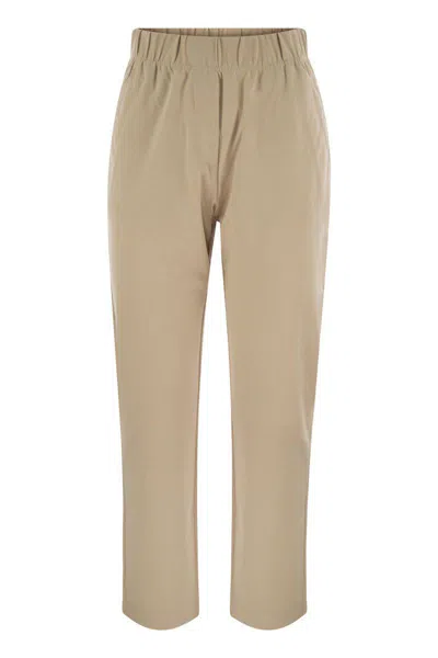 Weekend Max Mara Elfo - Milano Jersey Pants In Sand