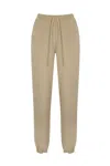 Weekend Max Mara Elis Drawstring Jersey Trousers In Sabbia