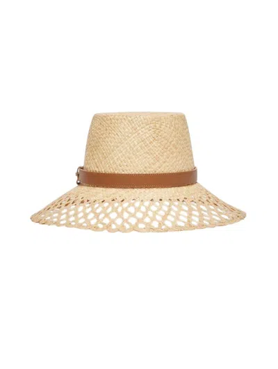 Weekend Max Mara Eliseo Hat-cap Beige In Yellow