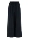 Weekend Max Mara Elmo Wide-leg Pant In Luxurious Wool In Blue