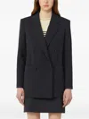 Weekend Max Mara Eloce Double-breasted Blazer In Black