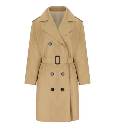 Weekend Max Mara Elodia Beige Trench In Brown
