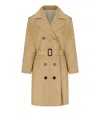 Weekend Max Mara Elodia Beige Trench In Brown