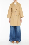 Weekend Max Mara Trench Doppiopetto Elodia Beige In Beige