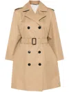 Weekend Max Mara Elodia Trenh Coat In Neutrals