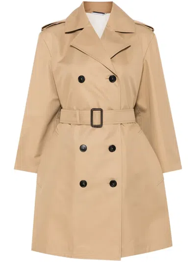 Weekend Max Mara Elodia Trenh Coat In Neutrals