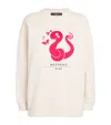 Weekend Max Mara Embroidered Lunar New Year Sweatshirt In White