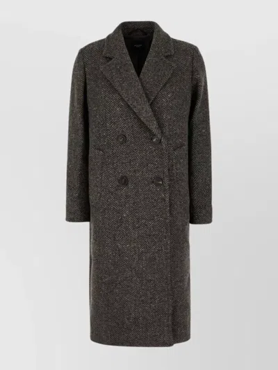 Weekend Max Mara Embroidered Wool Blend Corinto Coat