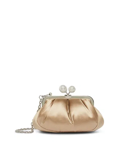 Weekend Max Mara Emmy Small Pasticcino Bag In Beige