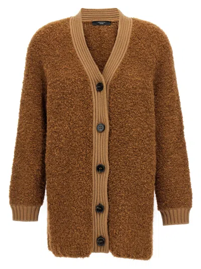 Weekend Max Mara Enfasi Cardigan In Disegno Ornamentale