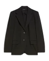 Weekend Max Mara Erik Single Breasted Blazer In Black