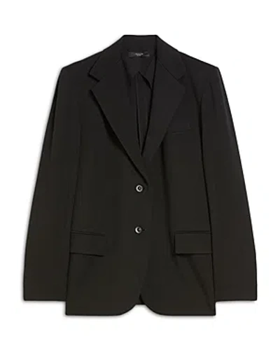 Weekend Max Mara Erik Single Breasted Blazer In Black