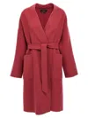 Weekend Max Mara Eris Coats And Trench Coats Fuchsia In Fuchsia
