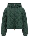 Weekend Max Mara Eris Puffer Jackets Green In Green