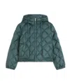 Weekend Max Mara Eris Quilted Jacket Denim In Green