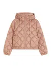 Weekend Max Mara Eris Quilted Jacket Rose In Gray