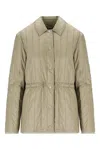 Weekend Max Mara Mm Max Mara Eritrea Beige Padded Jacket In Beige