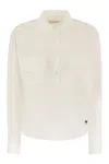 Weekend Max Mara Buttoned Long In White