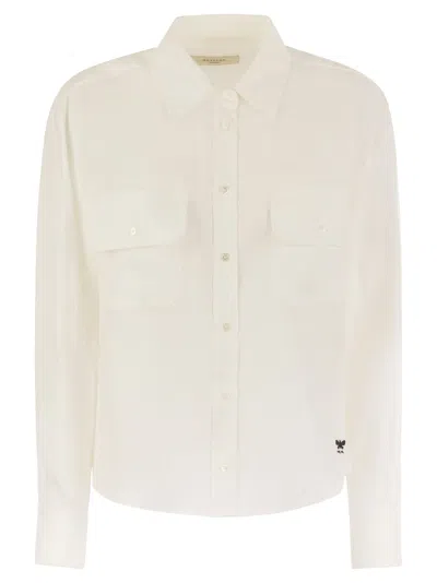 WEEKEND MAX MARA WEEKEND MAX MARA EUREKA LINEN SHIRT WITH POCKETS