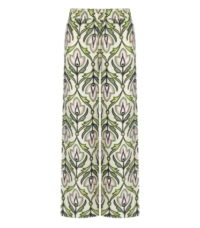 WEEKEND MAX MARA WEEKEND MAX MARA EUSEBIO - SILK TWILL TROUSERS