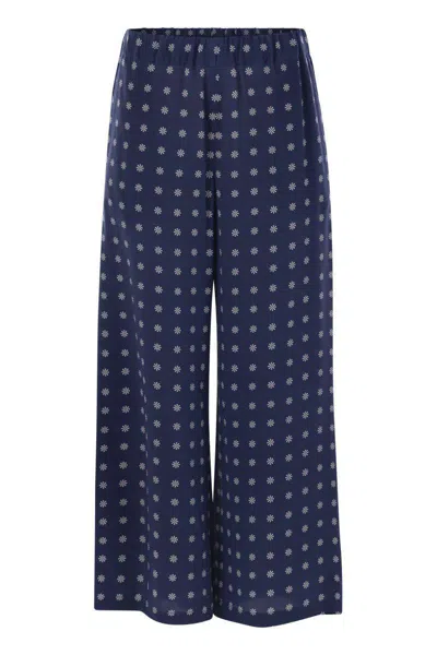 WEEKEND MAX MARA WEEKEND MAX MARA EUSEBIO - SILK TWILL TROUSERS