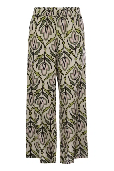 WEEKEND MAX MARA WEEKEND MAX MARA EUSEBIO LONG TROUSER GREEN
