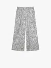 Weekend Max Mara Omens Lilac Eusebio Elasticated-waistband Straight-leg Relaxed-fit Silk Trousers
