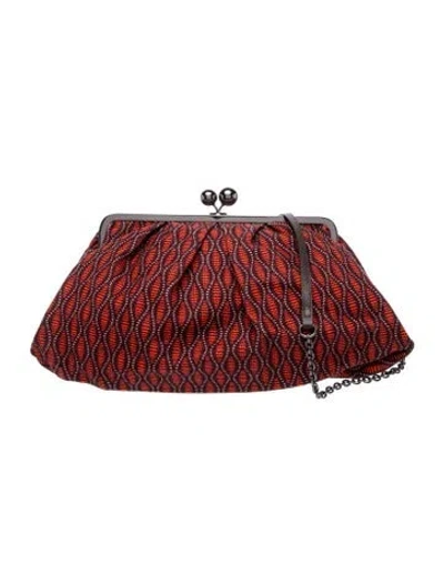 Pre-owned Weekend Max Mara Evening Bag In Burgundy