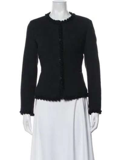 Pre-owned Weekend Max Mara Evening Jacket In Black