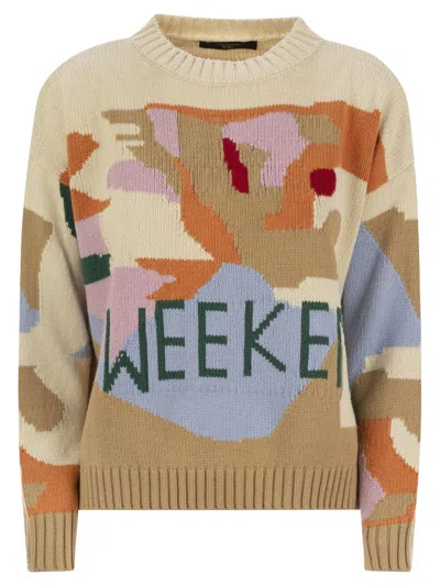 Weekend Max Mara Fabian Crewneck Knit Jumper In Multi