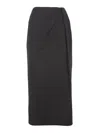 Weekend Max Mara Falda Semilarga - Negro In Negro