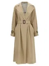 Weekend Max Mara Fatto Trench Coat In Brown