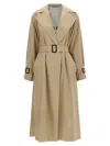 Weekend Max Mara Fatto Trench Coat In Neutral