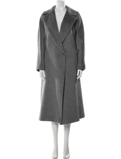 Pre-owned Weekend Max Mara Faux Fur Coat W/ Tags In Gray