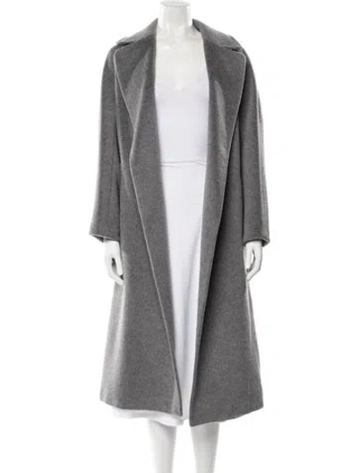 Pre-owned Weekend Max Mara Faux Fur Coat W/ Tags In Gray
