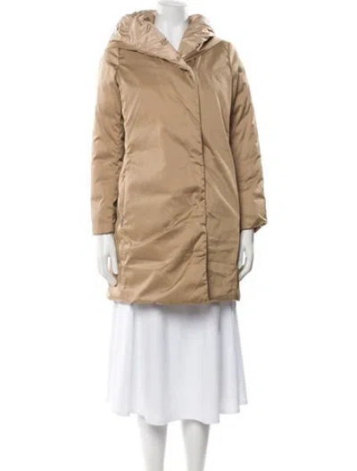 Pre-owned Weekend Max Mara Faux Fur Coat W/ Tags In Neutral