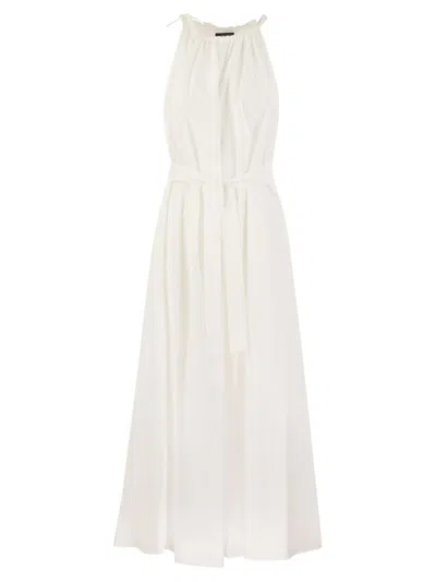 WEEKEND MAX MARA WEEKEND MAX MARA FIDATO BELTED SLEEVELESS DRESS