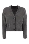 Weekend Max Mara Long-sleeved Sweater In Gray