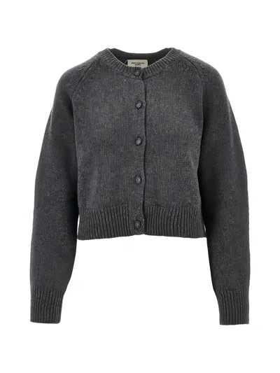 Weekend Max Mara Fine-knit Button-up Cardigan In Blue