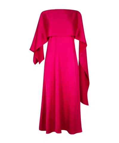 Weekend Max Mara Fitted Dress In Red