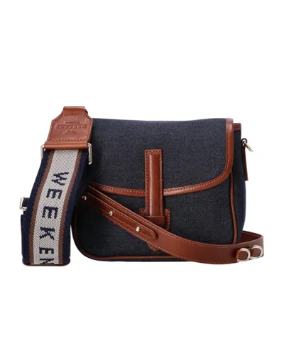 Weekend Max Mara Flap Shoulder Bag In Black