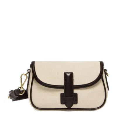 Weekend Max Mara Flap Shoulder Bag In Sand