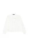 Weekend Max Mara Flap-pocket Button-up Jacket In White