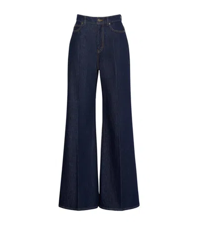Weekend Max Mara Flared Jeans In Navy